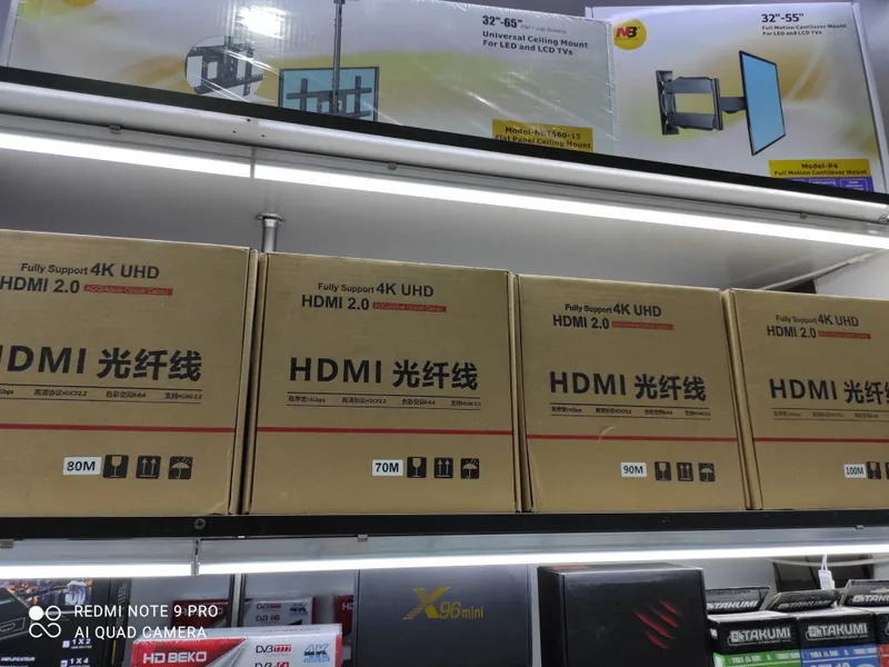 Hdmi кабель 40m/ метров 4 k ( оптический ) — фото 3