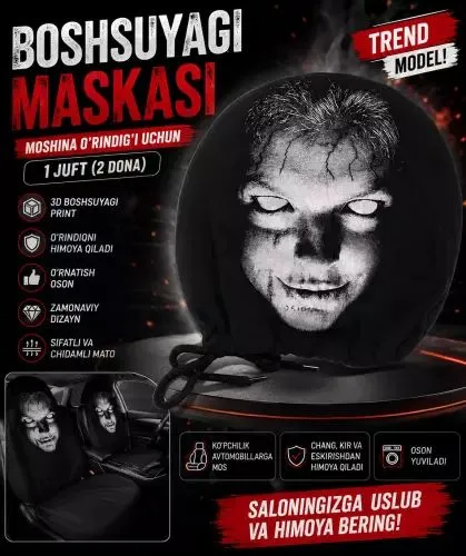 3D Avtomobil O’rindiq Maskasi 3D Avtomobil O’rindiq Maskasi