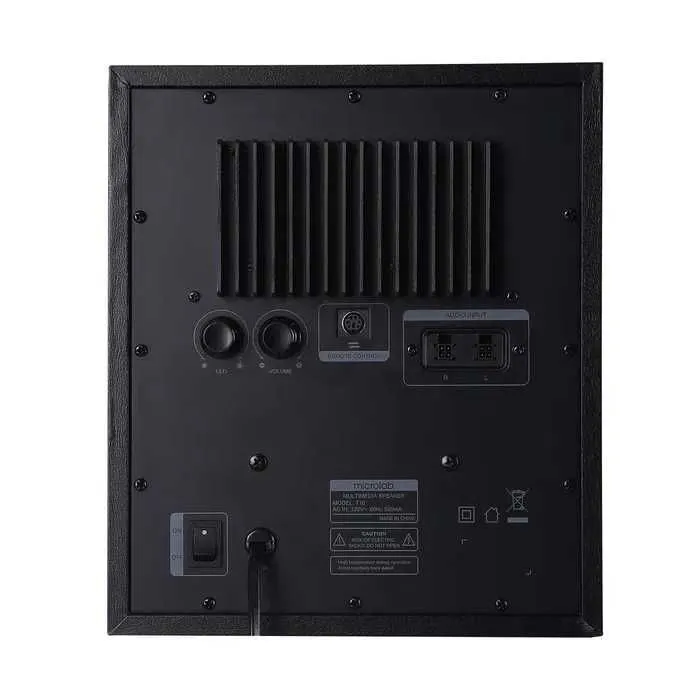 Microlab T10/2.1/56W RMS (16*2+24W) Bluetooth 4.0 stereosistema karnaylari 5