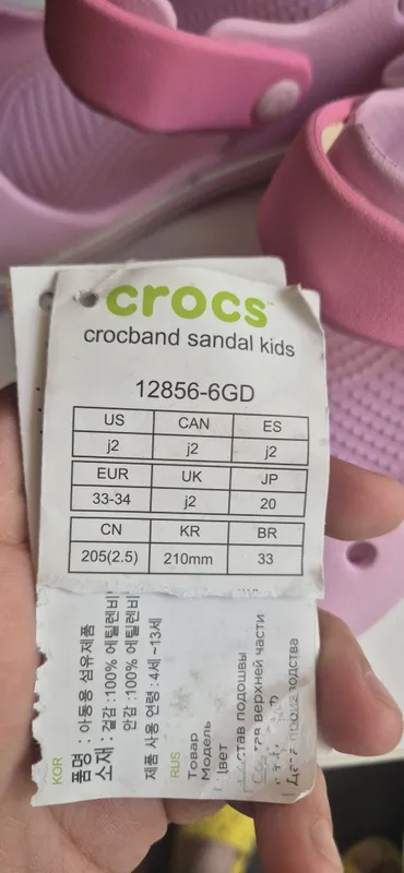 CROCS сандалии для девочки — фото 5