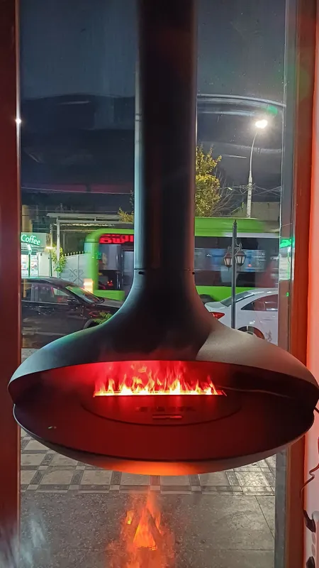 Паровой 3D-камин с эффектом огня и дыма — фото 1