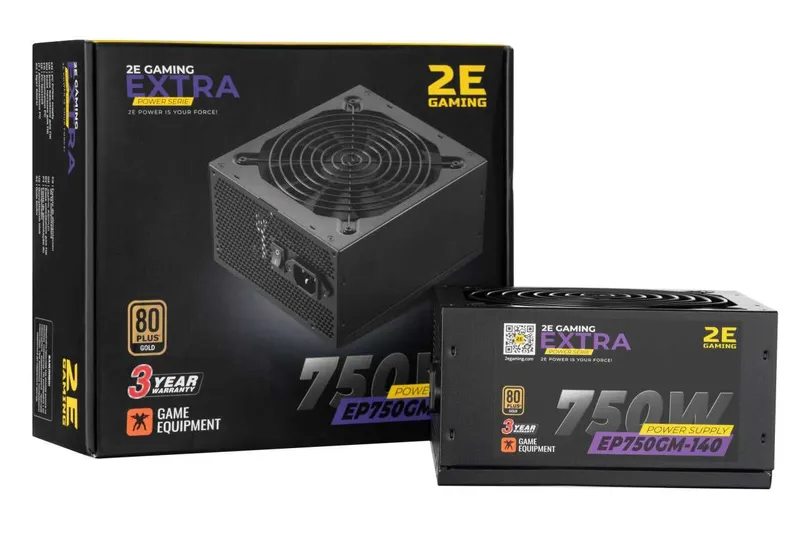 2E Gaming Power Supply EXTRA EP750GM-140. 2 2E Gaming Power Supply EXTRA EP750GM-140. 2