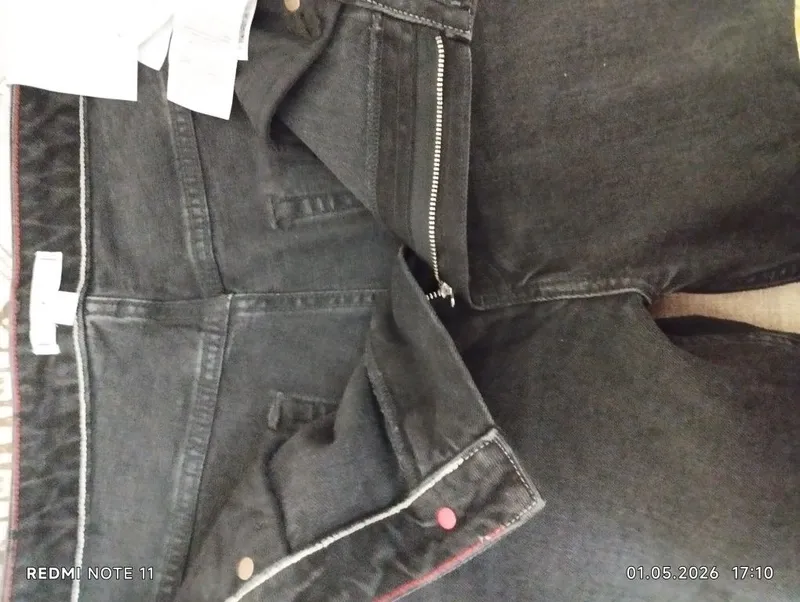 Мужские джинсы черного цвета размер 34/30 TOMMY HILFIGER .Оригинал . — фото 1