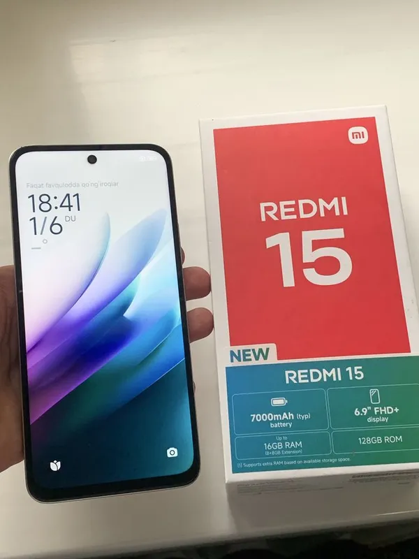 Redmi 15 16/128 4oy ishlagan — фото 1