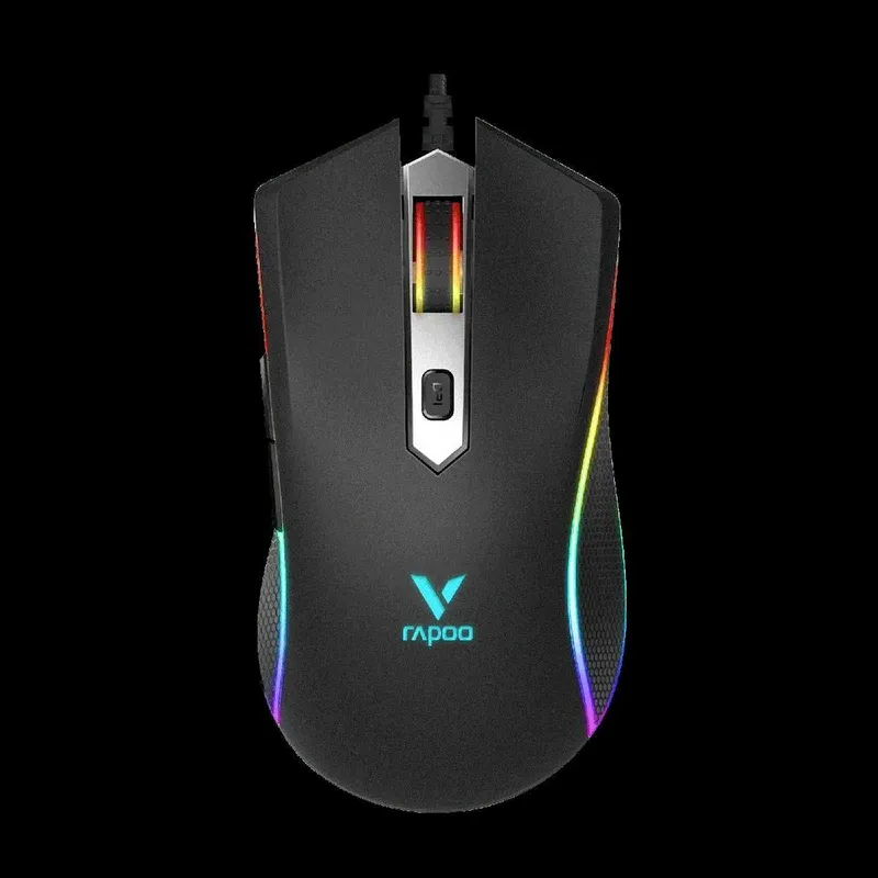 Rapoo V28S Проводная оптическая игровая мышь с RGB