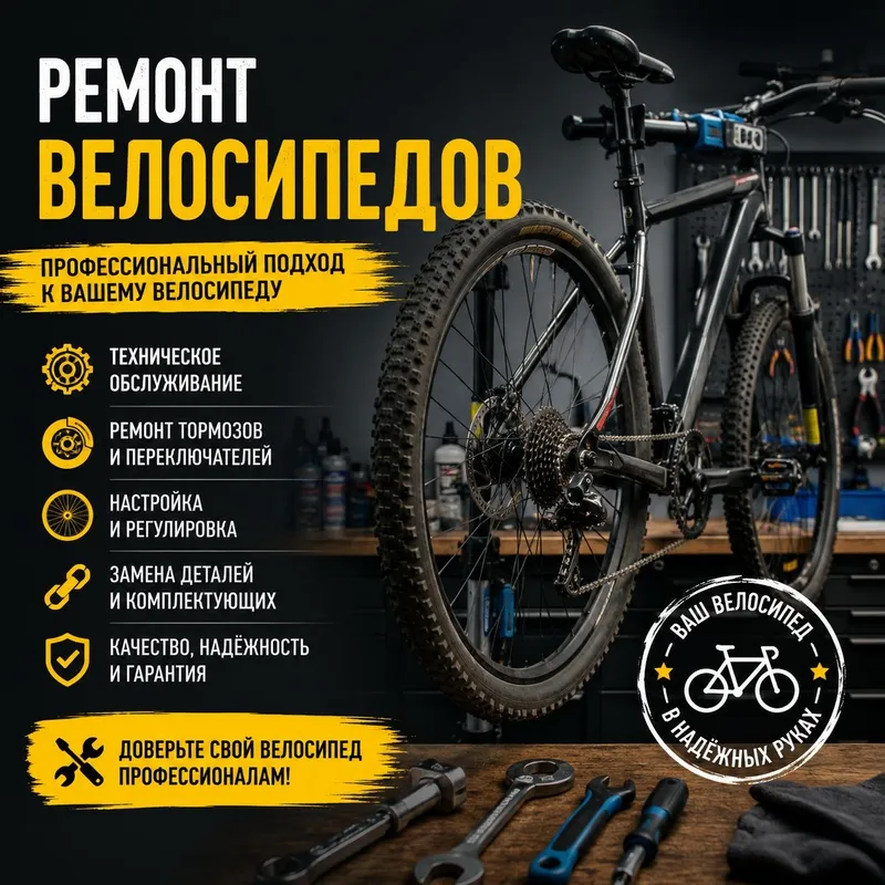 Ремонт велосипедов в ташкенте сеть веломастерских.