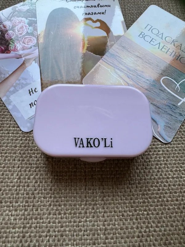 Контейнер "VAKÓLi" сиреневый для контактных линз — фото 2