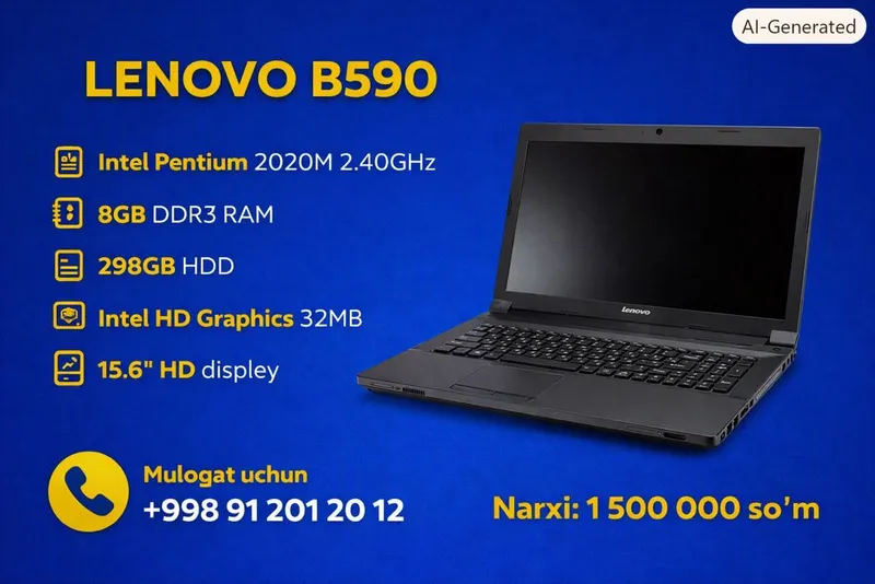 Lenovo B590 sotiladi 2