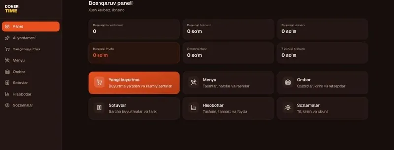 POS-система для кафе, ресторанов и Fast Food 1 POS-система для кафе, ресторанов и Fast Food 1