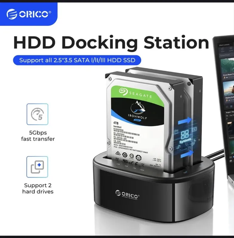 Продам хард док станцию Orico hdd sata — фото 1