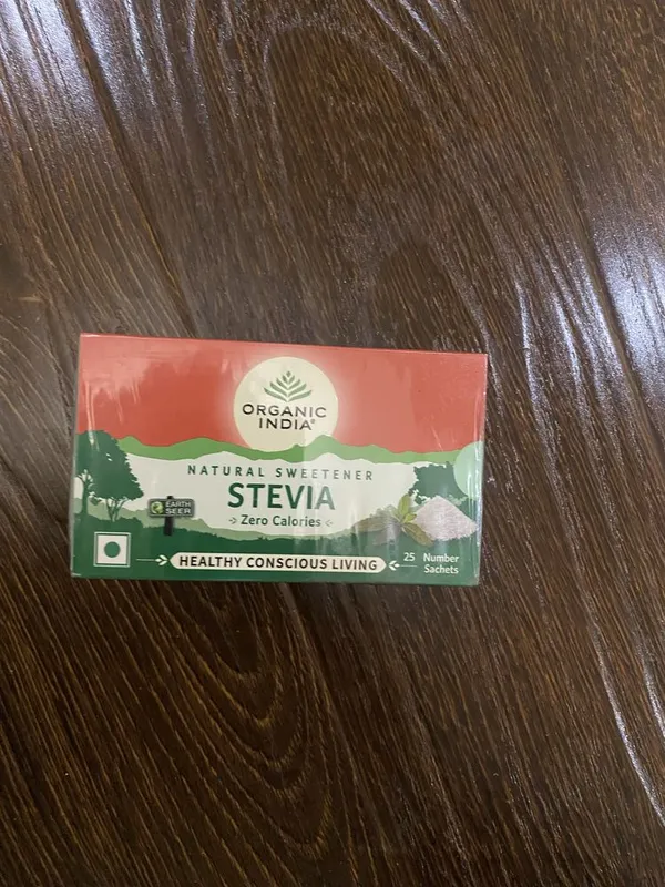 Стевия Натуральный подсластитель Organic India Stevia (25 саше) 1 Стевия Натуральный подсластитель Organic India Stevia (25 саше) 1