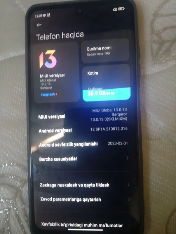 Redmi note 10S 2 Redmi note 10S 2