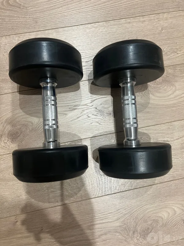 Гантели HJTY - 12.5кг , новые, почти не использованные 2 Гантели HJTY - 12.5кг , новые, почти не использованные 2
