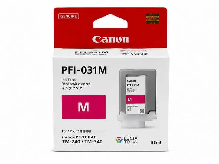 ! Картридж Canon PFI-031M Magenta для imagePROGRAF TM-240/TM-340 ! Картридж Canon PFI-031M Magenta для imagePROGRAF TM-240/TM-340