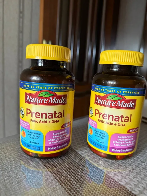 Мультивитамины nature made folic acid+dha — фото 1