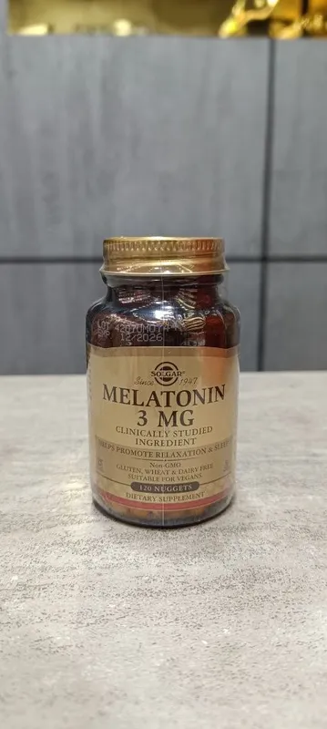 Solgar melatonin 3 mg 120 nuggets