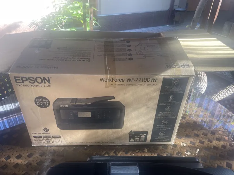 Продам малоиспользенный цветной принтер!! Epson WF7710DWF A3+ формате — фото 4