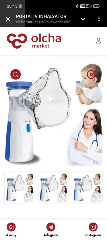 PORTATIV INHALYATOR — HAR BIR OILADA BO‘LISHI KERA