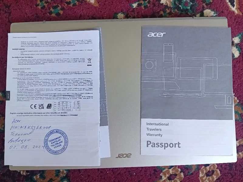 ACER AMD Ryzen 7. 5700 U. Xotirasi 512. Operativka 16. Windows 11pro. — фото 2