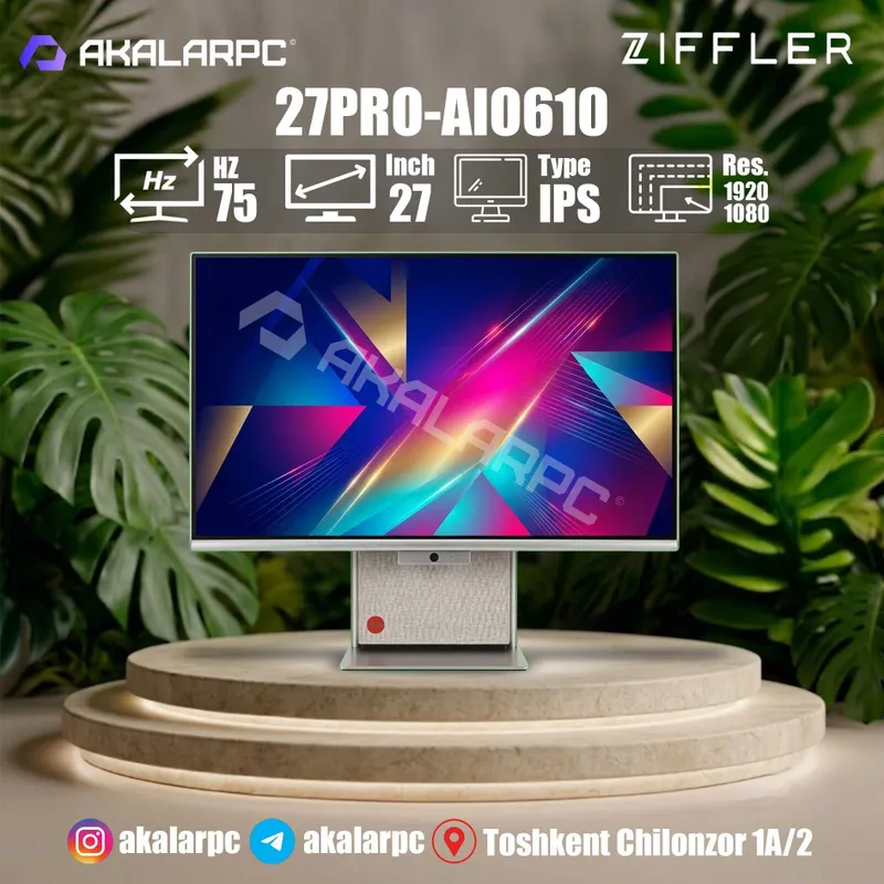Ziffler Monoblok 27PRO-AIO 27" FHD 75HZ Ziffler Monoblok 27PRO-AIO 27" FHD 75HZ