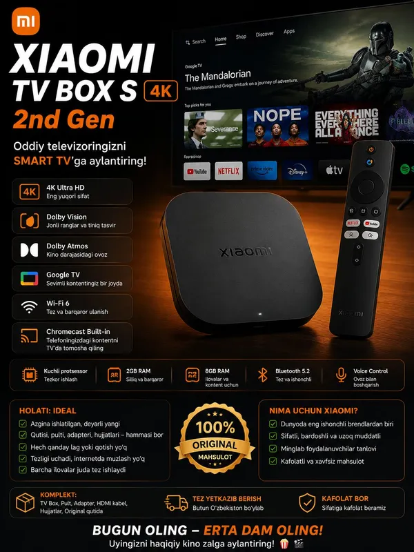 Xiaomi Tv Box S (2nd gen)