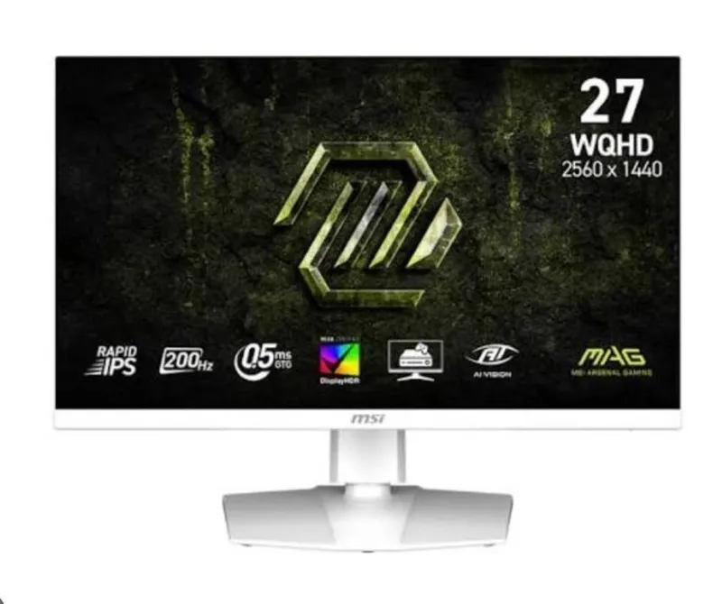 MSI MAG 274QPFW X32 WHITE 27 WQHD IPS 2K 320hz игровой белый монитор — фото 1