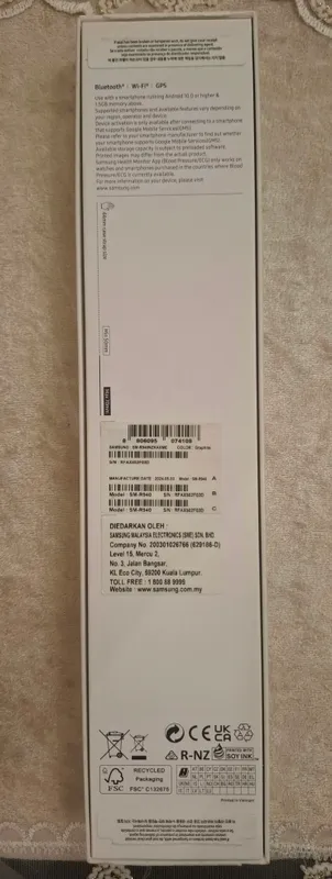 Samsung galaxy watch 6 44mm (To‘liq komplekt) 6 Samsung galaxy watch 6 44mm (To‘liq komplekt) 6