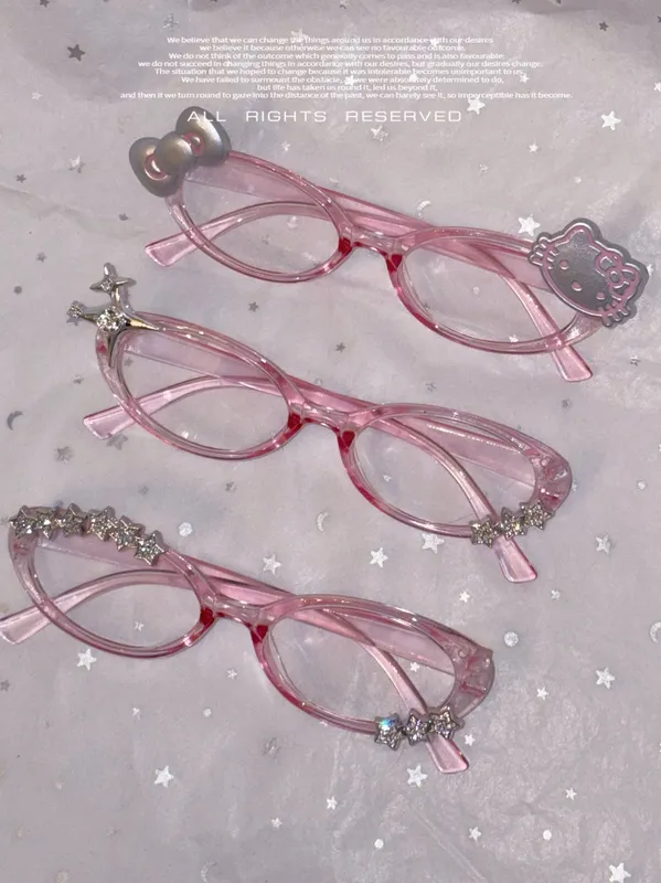 Розовые очки hello kitty 2