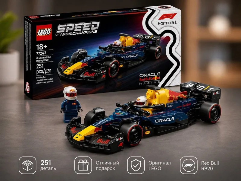 LEGO Speed Champions Oracle Red Bull RB20 F1 77243 | Оригинал | Новый 2