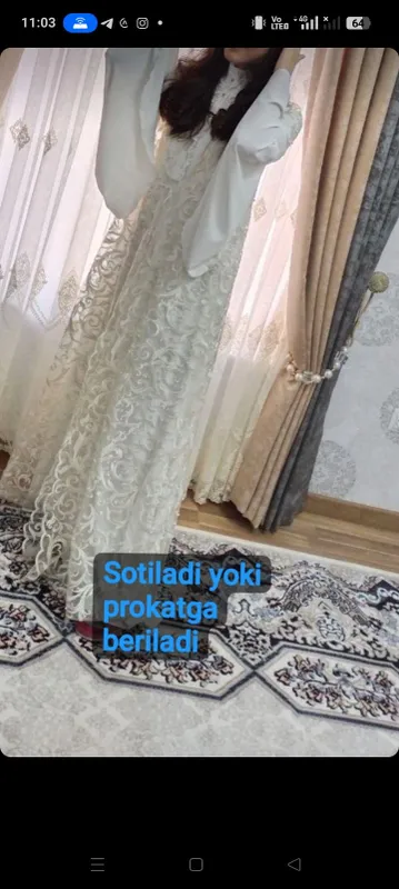 sotiladi yangidek 2 3 marta kiyilgan