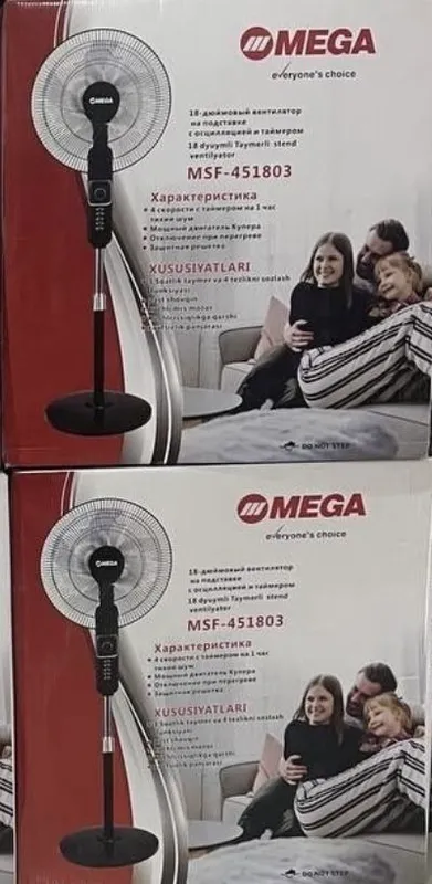 Вентилятор стоячий Mega качественный товар есть доставка — фото 7