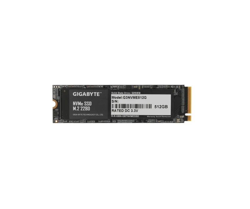 - Твердотельный накопитель SSD M.2 512GB Gigabyte Gen3 NVMe 1
