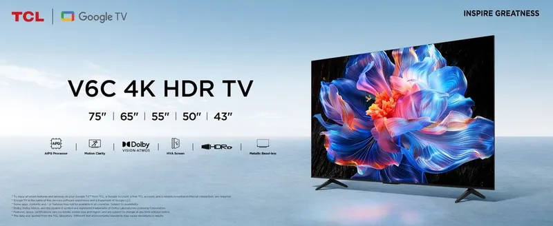 Телевизор TCL 65' 4K HDR в большом количестве с доставкой!
