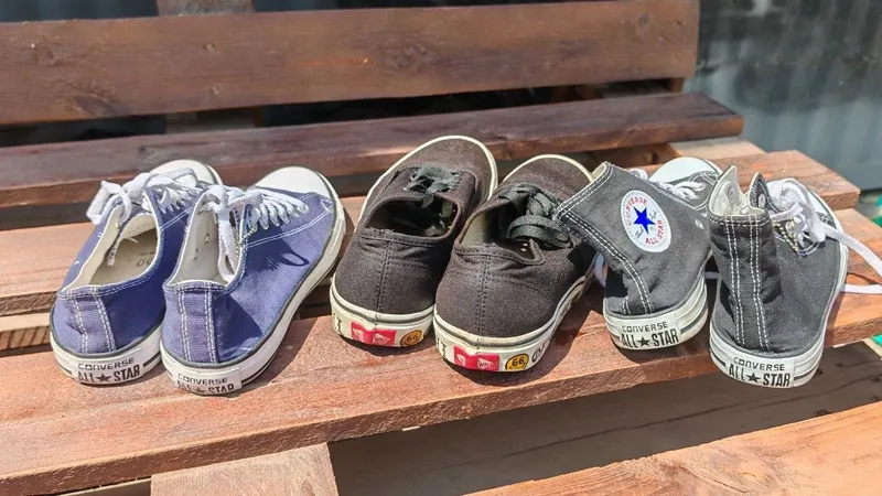 Оригинальные кеды Converse и Vans 2