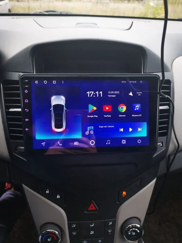 Магнитола для Chevrolet Cruze новая андроид 15 с рамкой 4/64 WiFi