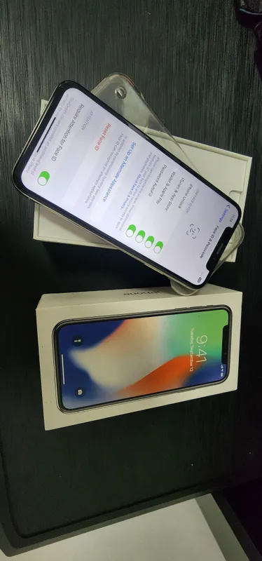 iphone X LL/A 256GB Bat 100% Kar Dk FULL 6