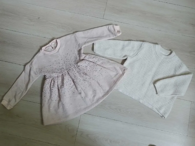 Платье koton, кофта zara на 2-3 года