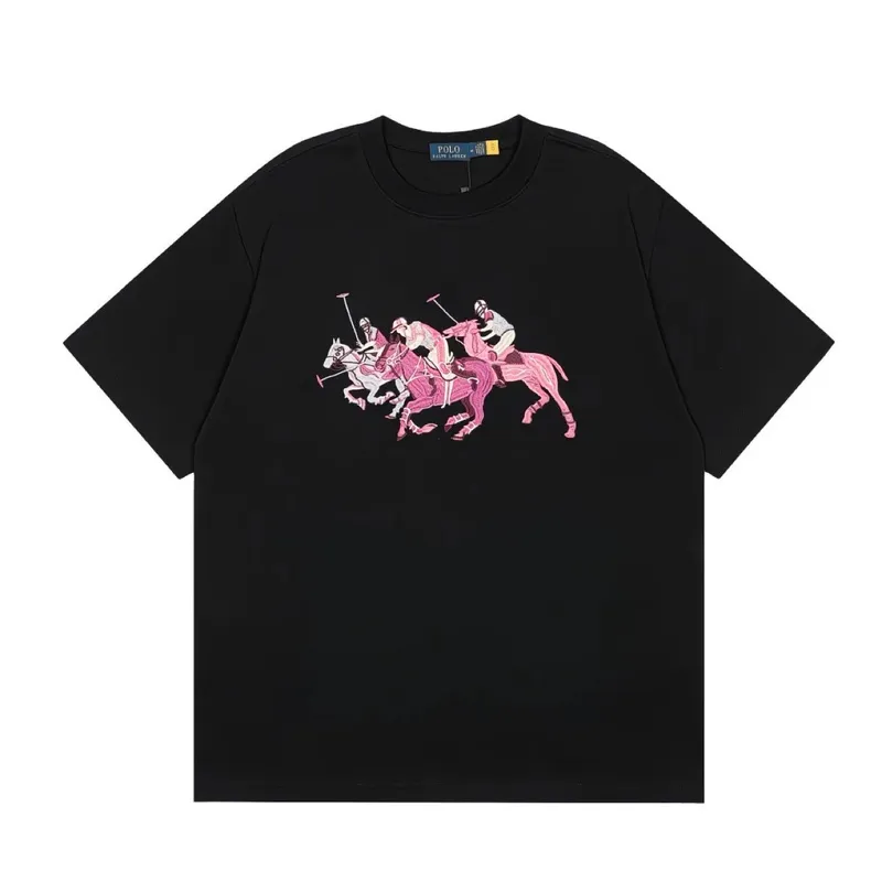 Polo Ralph Lauren футболка с вышивкой с всадниками 2 Polo Ralph Lauren футболка с вышивкой с всадниками 2