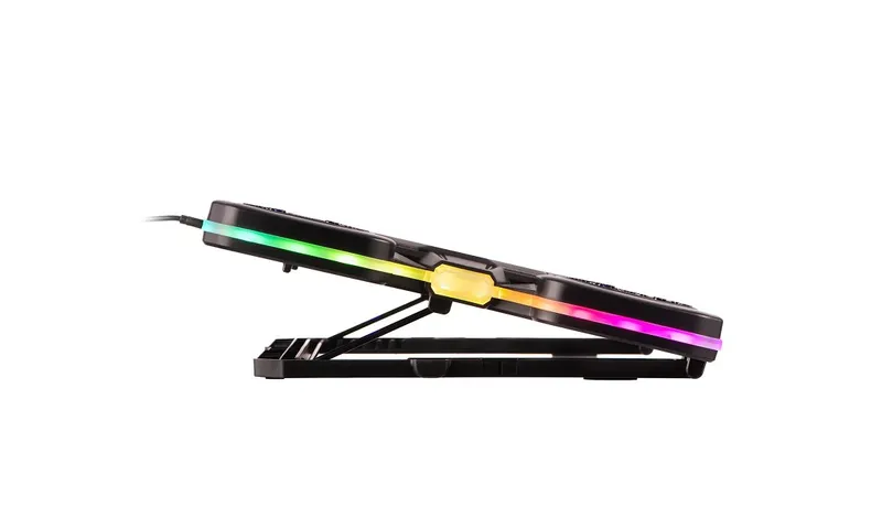 Охлаждающая подставка 2E Gaming CPG-011 для ноутбука до 17,3" (металл/пластик), черная — фото 5
