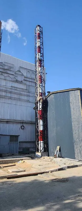 Дымовая труба для парового котла
