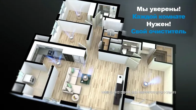 CLAIR T havo tozalagich 45 m², Koreya 10