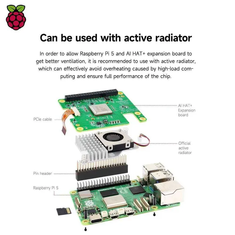 Ai Ускоритель Hailo-8L 13tops - для Raspberry Pi 5RASPBERRY — фото 1
