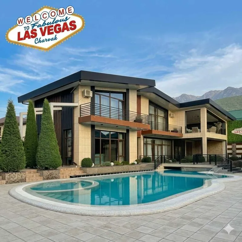 Villa (Дача) VEGAS на Чарваке • 7 комнат • 20 гостей Villa (Дача) VEGAS на Чарваке • 7 комнат • 20 гостей