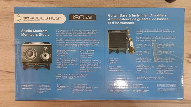 Антивибрационная подставка для мониторов IsoAcoustics ISO-430 — фото 5