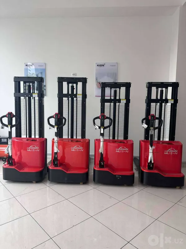LINDE ML15-N 1,5 tonnalik elektr shtabeller (Omborda mavjud) 3 LINDE ML15-N 1,5 tonnalik elektr shtabeller (Omborda mavjud) 3