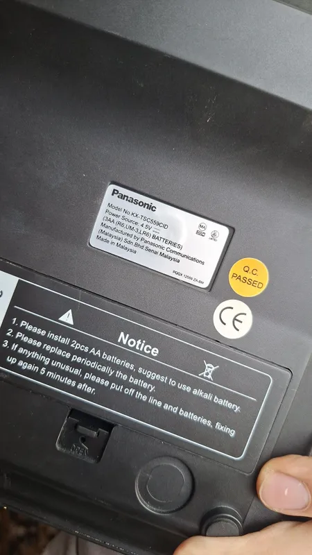 Телефон Panasonic KX-TSC559CID (Оригинал, Малайзия) в идеале — фото 3