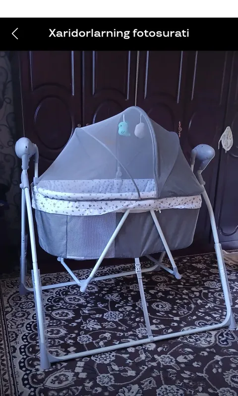 Самокачающаяся люлька для детей 0–3 лет 1 Самокачающаяся люлька для детей 0–3 лет 1